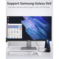Cable USB C a DisplayPort 8K, Adaptador Tipo C a DP 1.4, Cable Thunderbolt 3 4 USB4 DP para MacBook Pro, Laptop, Teléfono Móvil, Tableta