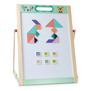 أفضل بيع عالية الجودة الإبداعية خشبية الأطفال الفن مجلس لعبة الجملة الصانع البيع المباشر لوحة رسم خشبية c - Product Image 3