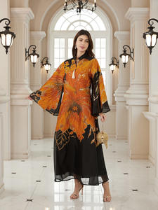 Abiti da festa africani da donna Ankara Dashiki Boubou Robe <span class=keywords><strong>Marocco</strong></span> Caftano Abbigliamento africano Vestito - Product Image 3