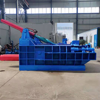 Presse à balles horizontale en aluminium 160T pour canettes, compacteur de métaux, presse à ferraille pour le fer