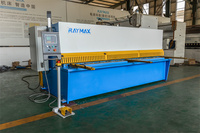 Cisaille NC à faisceau oscillant QC12Y en métal de coupe RAYMAX avec cisailles à faisceau oscillant E21S 6x2500