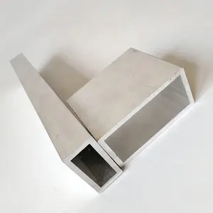 Tubo Pipep de aluminio cuadrado y rectangular de sección hueca de 8mm 6063 T5 T6