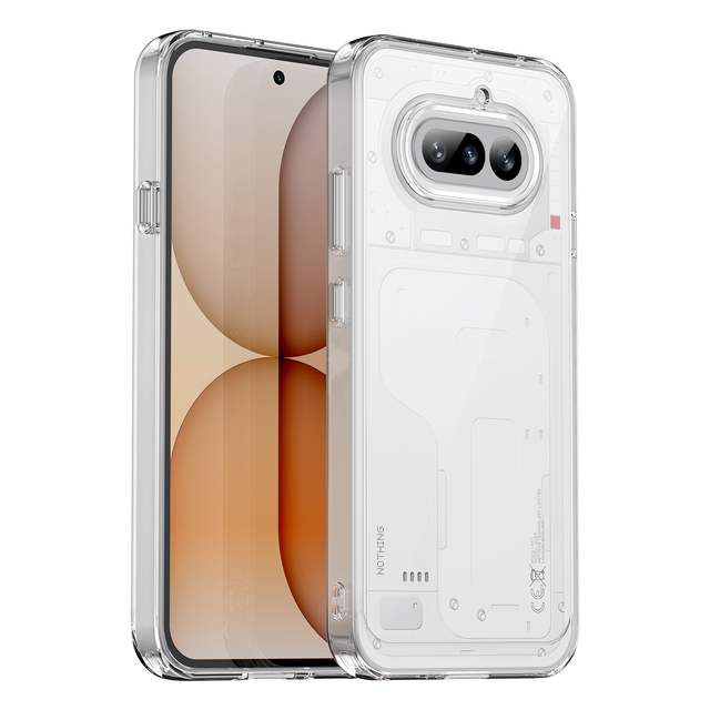 Wholesale Shockproof Clear Case for Nothing Phone 4A Slim Fit Transparent Hybrid TPU+Acrylic Hard Back Mobile Phone Cover Shell