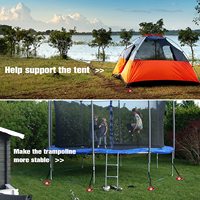 Ancre de sol pour animaux de compagnie JH-Mech, piquet en spirale pour attache de chien