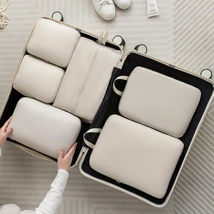 Tùy Chỉnh Đóng Gói Cubes Du Lịch Mỹ Phẩm Túi Hành Lý Organizer Set Đóng Gói Cubes Nén Cho Du Lịch Đóng Gói Cubes 6 Pcs - Product Image 1