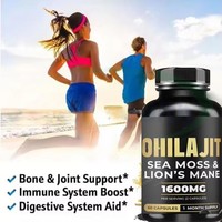 Capsules de Vitamines Solilan OEM Marque Privée Ashwagandha, Mousse de Mer, Shilajit – Capsules de Shilajit, Mousse de Mer et Crinière de Lion de Haute Qualité
