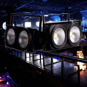 Hot bán DMX sân khấu blinder DJ Led thiết bị 2*100W mắt 200W <span class=keywords><strong>min</strong></span> <span class=keywords><strong>COB</strong></span> khán giả blinder ánh sáng sân khấu cho bên hiển thị - Product Image 4