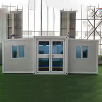 Vente en gros de maison conteneur pliable de 2 à 3 pièces design industriel extensible à double aile pour les entrepôts en Chine