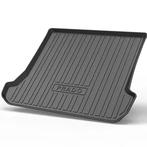 Waterproof TPO TPV Rear Car Floor Trunk Mat Car Interior Decoration for Toyota Prado 7 Seat 2003-2009