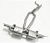 Système d'échappement avec valves pour Porsche Cayenne 957 958 958.1 958.2 3.0T 3.6L 4.8L Turbo Tuning, tuyau d'échappement Catback compatible avec les diffuseurs OEM