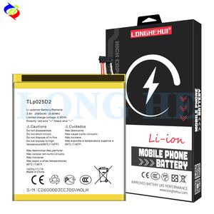 Lithium-Ionen-Lithium-Polymer-Batterien TLP025D2 2580 mAh 3,8 V für <span class=keywords><strong>Alcatel</strong></span> <span class=keywords><strong>Pixi</strong></span> <span class=keywords><strong>4</strong></span> 6.0 Handy-Batterie - Product Image 1