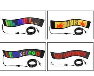 앱 제어 유연한 USB <span class=keywords><strong>LED</strong></span> 사인 보드 프로그래밍 가능 맞춤형 스크롤 메시지 디지털 디스플레이 <span class=keywords><strong>LED</strong></span> 광고 장비 - Product Image 6