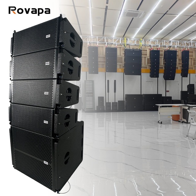 Sound Audio System Double 8 Inch Tweeters Line Array Speakers 15 Inch Subwoofer Waterproof Outdoor Professional Speaker Set
