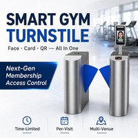 Système de contrôle d'accès multi-mode pour portique tournant rapide à barrière à rabat, avec lecture RFID et code QR, pour hall de bâtiment de bureaux