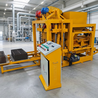 Machine automatique de fabrication de briques QT4-25, moule personnalisé disponible, machine haute efficacité, populaire sur le marché africain