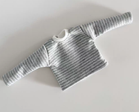 Nouveauté, poupée en peluche de haute qualité faite à la main, échelle 1/6, haut rayé, t-shirt, pantalon de survêtement pour poupée BB de 30 cm