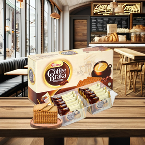 บิสกิตกาแฟกรอบ 360 กรัม ขนมขบเคี้ยวกรุบกรอบ รสชาติเข้มข้น ผลิตจำนวนมาก รับผลิตแบบ ODM ผู้ผลิตจากเวียดนาม - Product Image 2