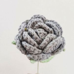 Hot Sale Valentine's Day <b>Gift</b> Wedding Decoration Handmade Roses Crochet Knitted Artificial Flower - Product Image 5