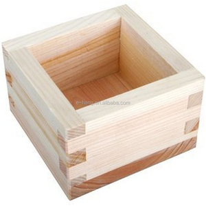 Japonés <span class=keywords><strong>Masu</strong></span> de madera taza de Sake, Hinoki la madera de amor tazas caja - Product Image 1