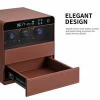 Nouveau design de boîte de sécurité en métal pour remontoir de montre coffre-fort Smart Fingerprint Code Key Lock Safety Box avec tiroir
