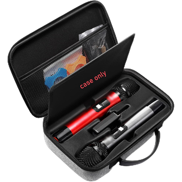 Wireless Microphone Case for J B L Wireless Two Microphone System / Bietrun Wireless Mics WXM 02/WXM 04/WXM 19/WXM19A/WXM 21