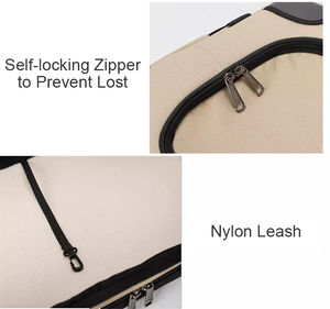 Oxford kumaş katlanabilir köpek kulübesi çıkarılabilir dirsek taşınabilir yumuşak taraflı evcil hayvan kafesi kapalı ve açık seyahat için - Product Image 5