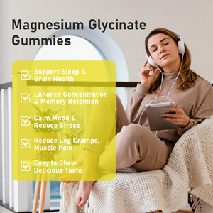 Private Label Magnesium Glycinate Gummies for Improve Sleep Quality Health Private Label Calm Mood Reduce Stress Gummies - Product Image 5