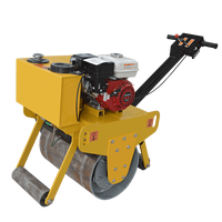 Moteur diesel BISON Mini compacteur portatif Rouleau de route Petite marche derrière le rouleau de route Prix d'usine