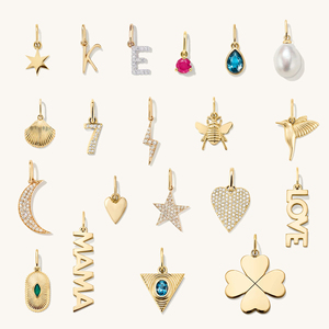 14k oro pieno di perle gioielli oro piatto collana con perle oceano Stacker catenine fai da te ciondolo collana catene per donna - Product Image 4