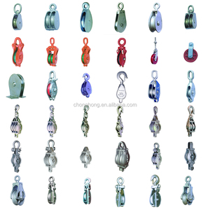 Ròng rọc đơn ròng rọc ròng rọc khối mạ kẽm nhúng nóng với móc Manila dây - Product Image 4