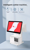 Terminal POS de Pantalla Dual de 11.6/15/17 Pulgadas con Windows 10/11 y Android 13, Pantalla Táctil de 10/15.6 Pulgadas, CPU I5/i7 11/C13, Escáner POS, NFC, Tableta de Escritorio POS