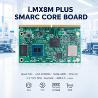Module système SMARC 2.1 50x82mm, 314 broches, Quad Cortex A53, 2.3 TOPS NPU, 4 Go LPDDR4, 16 Go EMMC, I.MX8M Plus