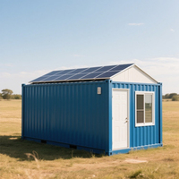 40 pies Cápsula inteligente con energía solar Cabina espacial Casa pequeña Cápsula espacial Casa con remolque