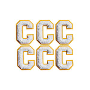 Bán Buôn Sản Xuất Thư Nhỏ Thêu Các Bản Vá Lỗi Đầy Màu Sắc Tiếng Anh Thư Tự Làm Vải Phụ Kiện Huy Hiệu Tùy Chỉnh Chenille Vá - Product Image 3