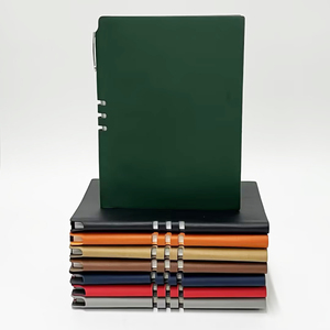 Biểu tượng tùy chỉnh softcover nhà máy Giá máy tính xách tay PU da A5 A6 A7 Kích thước khâu Tạp Chí Nhật Ký kế hoạch máy tính xách tay - Product Image 1