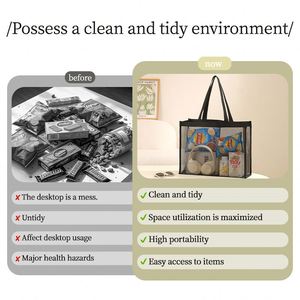 Bolsa de Aseo de Malla de Gran Capacidad, Bolsa de Almacenamiento Portátil con Drenaje para Natación al Aire Libre y Organización Diaria - Product Image 2