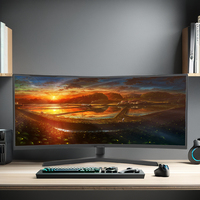 Moniteur incurvé d'origine 34 pouces 4K Gaming 34 pouces 4K 165Hz IPS Gaming Monitor Gamer 4K 21:9 1Ms Moniteur d'ordinateur pour le jeu