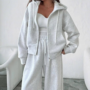 ชุดวิ่งออกกำลังกายสำหรับผู้หญิงชุดวอร์ม2ชิ้นชุดออกกำลังกายสำหรับผู้หญิง - Product Image 2