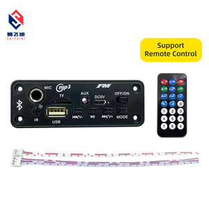 Venta de fábrica, placa MP3 de 3,7 V con 2*5W AMP USB FM MIC amplificador de <span class=keywords><strong>Audio</strong></span>, reproductor de música, <span class=keywords><strong>Bluetooth</strong></span> 5,0, módulo de reproductor de placa decodificadora de MP3 - Product Image 6