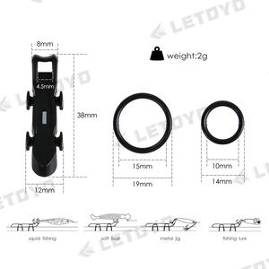 NOUVEAU OEMFishing HK1 Support magnétique pour hameçon de pêche Leurres Hameçons pour appâts Garde sûre pour canne à pêche Accessoires d'outils - Product Image 3