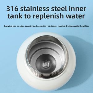 Venta al por mayor: Nuevo estilo, gran capacidad de 650 ml, linda taza doble portátil, regalo moderno, vasos de acero inoxidable de gran capacidad. - Product Image 4