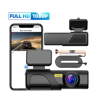 Caméra de tableau de bord USB universelle pour voiture, enregistreur vidéo, vision nocturne couleur, DVR, stockage 128 Go, angle de 120°, contrôle par application WiFi, surveillance 24h/24, ACC