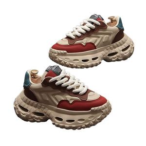 Chaussures décontractées tendance avec logo personnalisé, légères, doublure en maille respirante, tige en PU, semelle extérieure en caoutchouc épaisse - Product Image 1