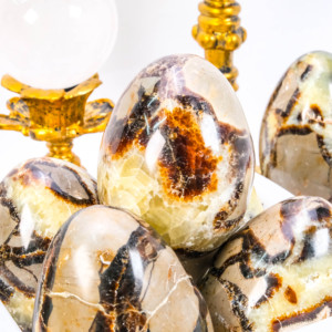 Atacado Natural Tumbling Septerian Grande Grão De Cristal Rock Pedra Raw Tumbled Egg <span class=keywords><strong>Stone</strong></span> para Decoração De Casa - Product Image 3