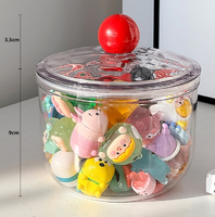 Conteneur scellé multifonction en plastique transparent design moderne à prix spécial pot de stockage pour le café et le thé pot de stockage pour les snacks, les biscuits et les bonbons