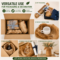 Rouleaux de papier synthétique alvéolé biodégradable, légers, hautement protecteurs, antichoc double face, pour des livraisons sans dommages
