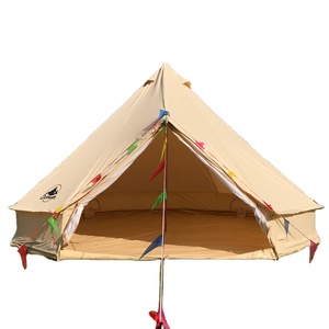 Tente d'extérieur de camping familiale, leurres en forme de cloche, <span class=keywords><strong>4</strong></span> saisons, pour safari, <span class=keywords><strong>tenda</strong></span> - Product Image 3
