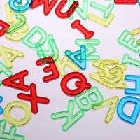 Juego de Alfabeto ABC, Letras Mayúsculas y Minúsculas en Español, Juguete Educativo para Preescolar, Aprendizaje de Literacia
