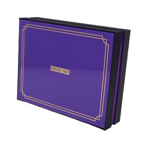 Boîte cadeau en forme de livre, 2 couches, emballage haut de gamme avec estampage à chaud en or, impression de logo personnalisée - Product Image 2