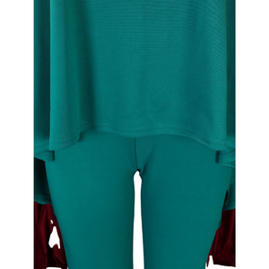 Trajes de pantalón de pierna ancha para madre de la novia de manga larga 3/4 elegantes informales para mujer, conjunto de 2 piezas para invitados de boda - Product Image 6